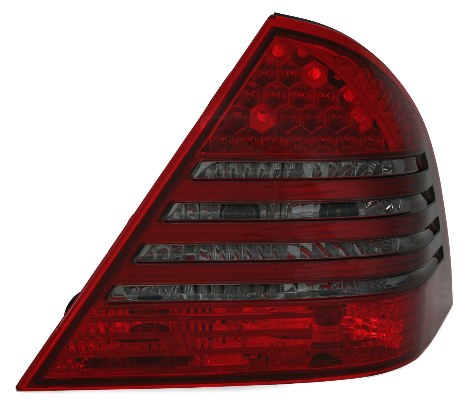 LED Rückleuchten für Mercedes W203 in Rot-Schwarz