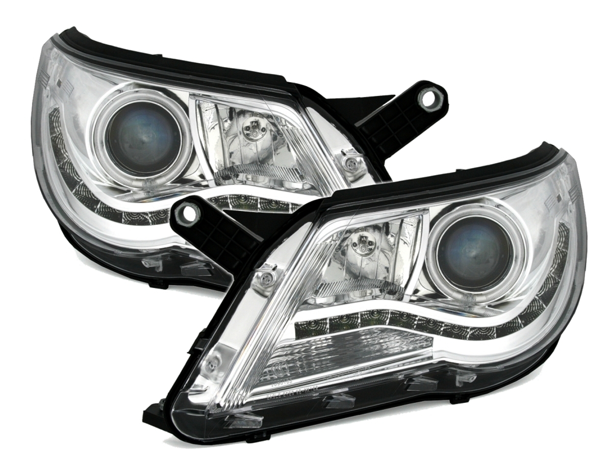 CCFL Angel Eyes Scheinwerfer für VW Tiguan/Chrom