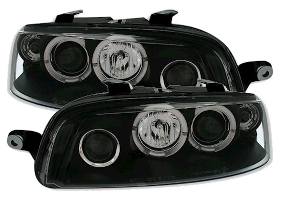 Angel Eyes Scheinwerfer für Fiat Punto 2 in Schw. 