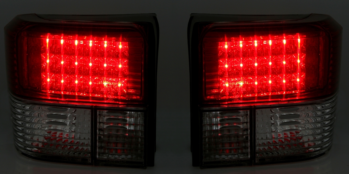 LED Rückleuchten Set für VW T4 9/90- in Rot-Schw.