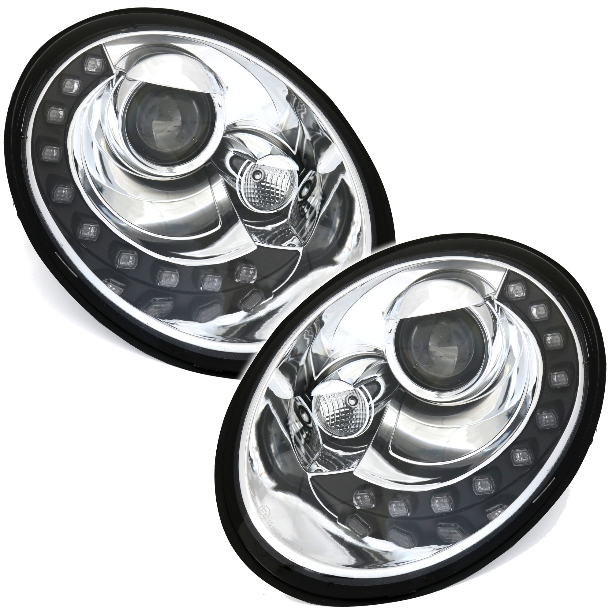 Scheinwerfer für VW New Beetle 97-05 in Chrom