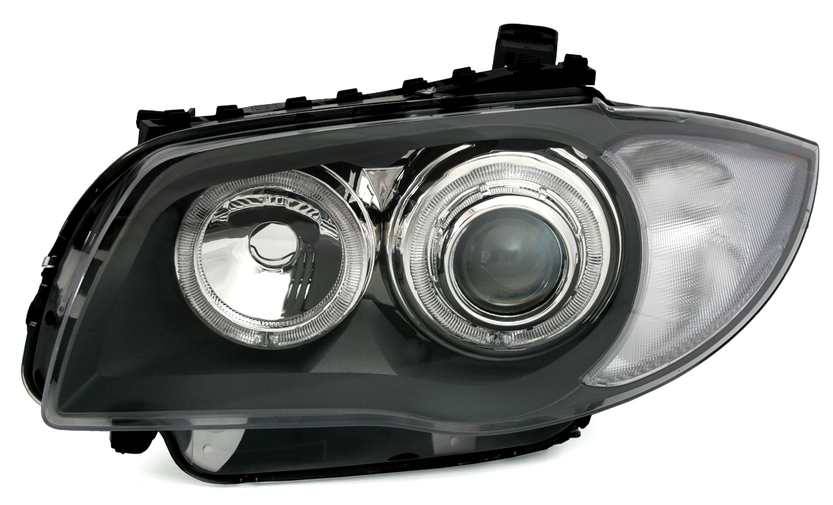 Angel Eyes Scheinwerfer für 1er BMW E8_ in Grau