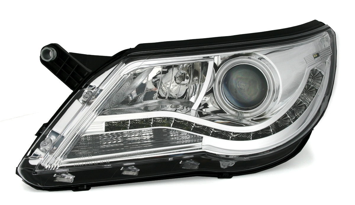 CCFL Angel Eyes Scheinwerfer für VW Tiguan/Chrom