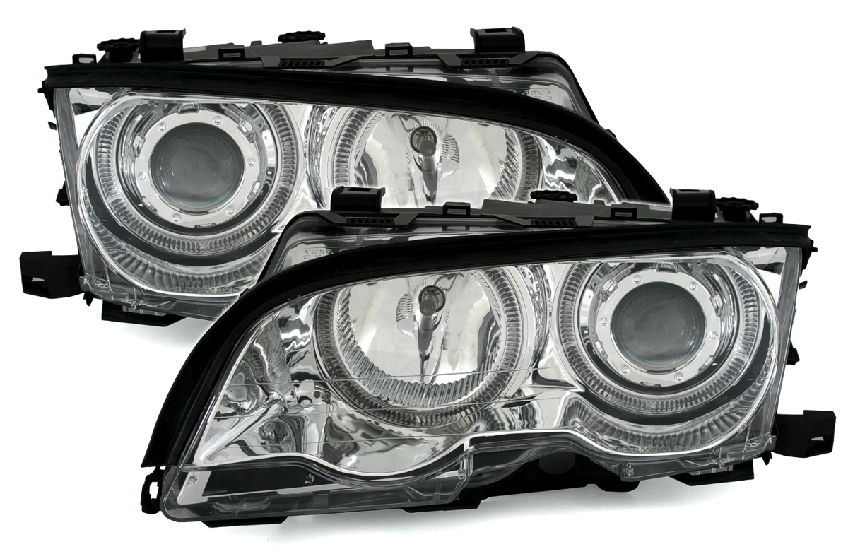 Angel Eyes Scheinwerfer für 3er BMW E46 2trg.