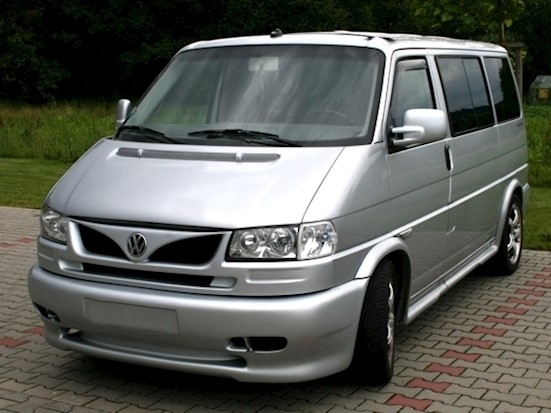 Angel Eyes Scheinwerfer Set für VW T4 in Chrom