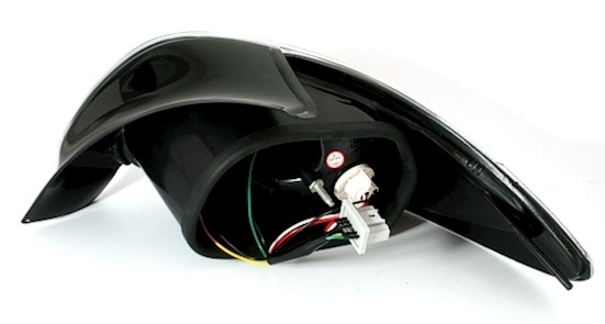 Rückleuchten für Peugeot 206 Limo in Chrom        