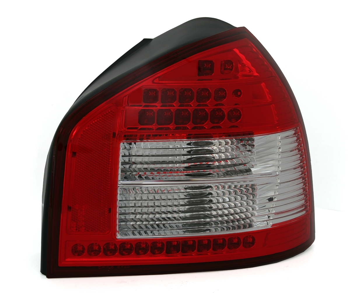 LED Rückleuchten für Audi A3 8L in Rot-Weiß