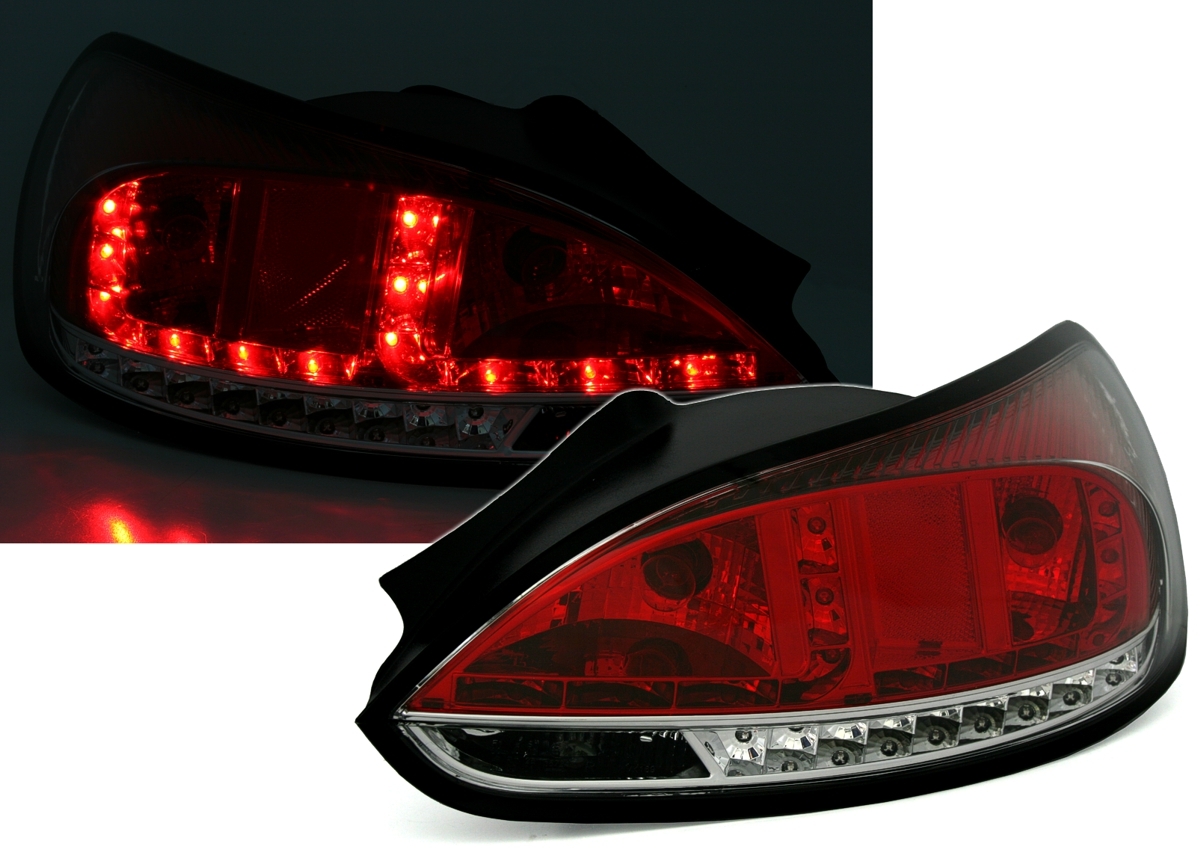 LED Rückleuchten für VW Scirocco 3 in Rot-Weiß