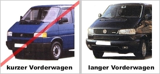 Frontblinker Set für VW T4 8/96- in Schwarz